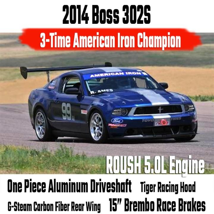2014 Mustang Boss 302s Spec Racecar Kohr Motorsports